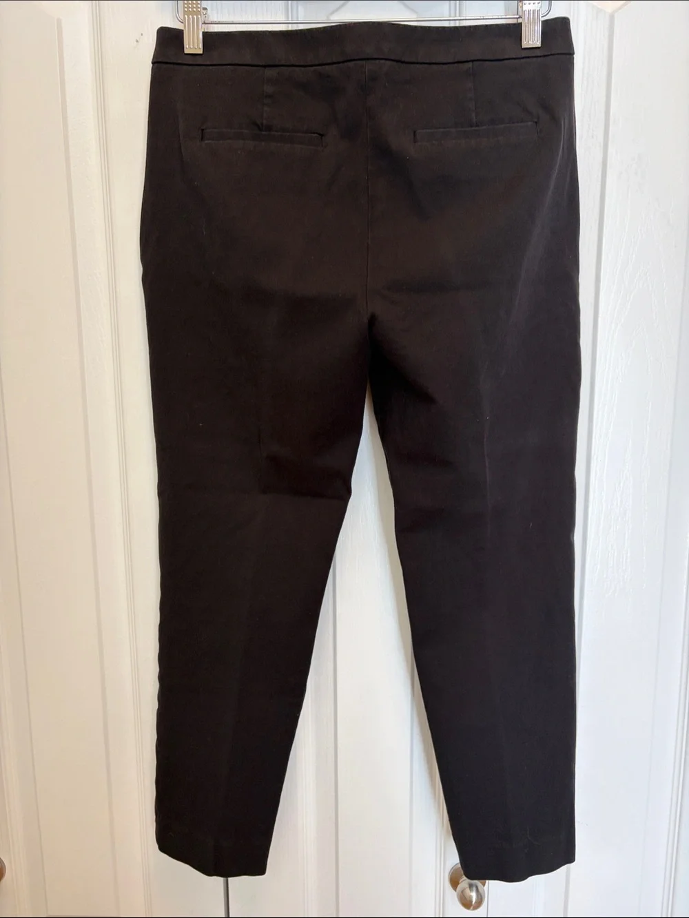 J. Crew Martie Black Slim Stretch Cotton Cropped Chino Pants 6